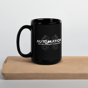 Test Track Ceramic Mug - Black