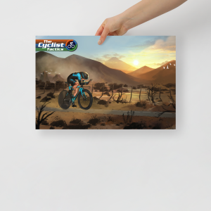 The Cyclist "Time Trial" Official Game Art Poster
