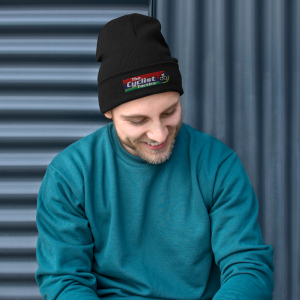 The Cyclist Embroidered Beanie